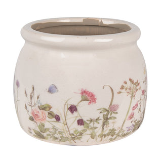 Vaso in Ceramica Prato Fiorito 12x10 cm
