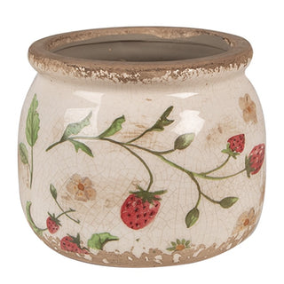 6ce1632s-fioriera-o-12x10-cm-beige-rosso-ceramica-fragole-fioriera-per-interni