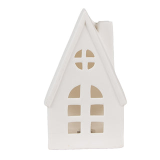 Casetta decorativa in Porcellana con LED 9x6x15cm