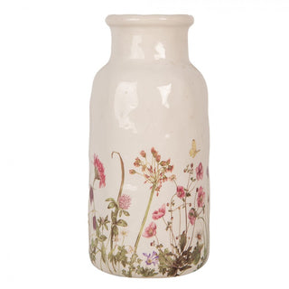 Vaso cilindrico in Ceramica Prato Fiorito