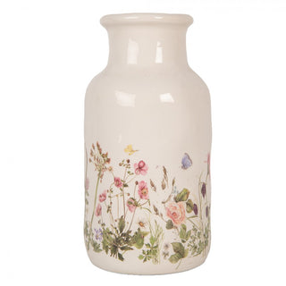 Vaso cilindrico in Ceramica Prato Fiorito