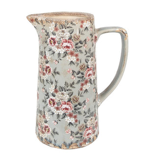 Brocca in Ceramica con Fiori Mix