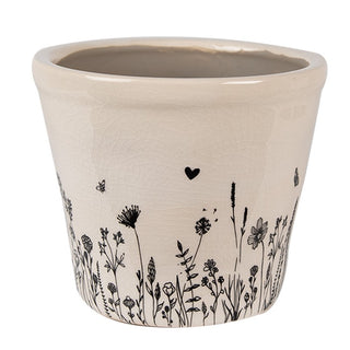 6cefaf0001s-fioriera-o-12x11-cm-beige-nero-ceramica-fiori-fioriera-per-interni