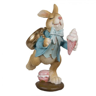 Statuetta Coniglietto con orologio