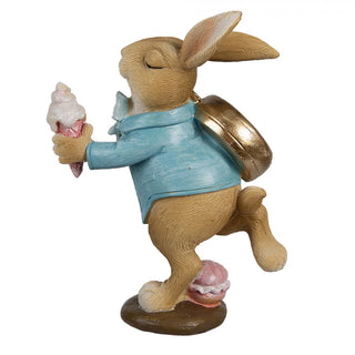 Statuetta Coniglietto con orologio