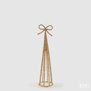 Decorazione Natalizia Cono Oro 48 cm