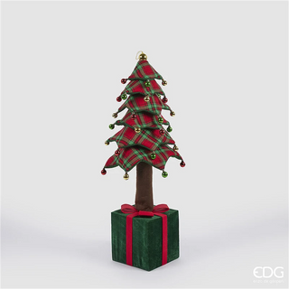 Decorazione Natalizia Pino Scozzese su Pacco 70 cm