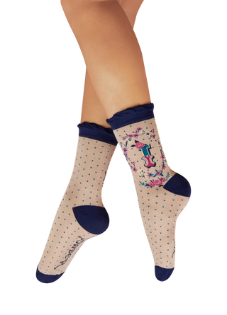 Calze in Bamboo Lettera "I"