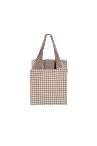 Tote bag con strofinacci quadretti - Idea regalo Natale 24