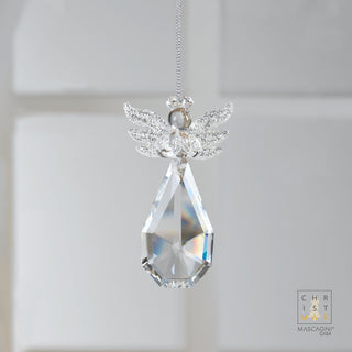 Set 3 Angeli in Vetro da Appendere