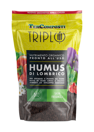 Nutrimento Organico Humus di lombrico 3 Lt.