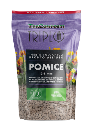 Inerte Vulcanico Pomice 3/8 mm 3 Lt.