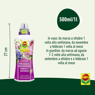 COMPO Concime per Azalee Rododendri e Camelie 1l