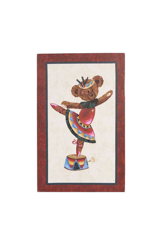 Quadretti natalizi orsetti 22x35x2.5 cm