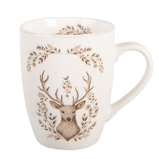 Tazza in Ceramica con Cervo