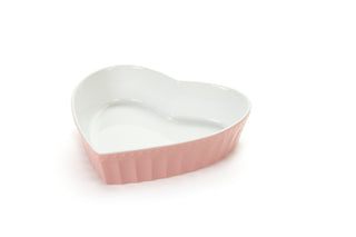 Pirofila Cuore in Ceramica Decorata