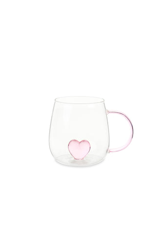 Tazza Cuore in Vetro