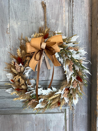 Ghirlanda Fori Secchi Bianca e Beige