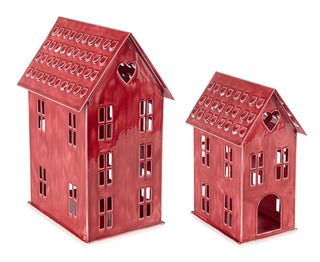 Porta Candela Casa Mindy Rossa