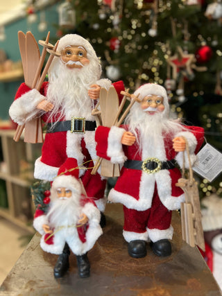 Pupazzo Babbo Natale Scii