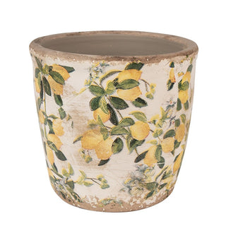 Vaso in Ceramica con Limoni 13x12 cm