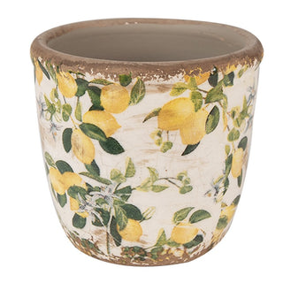 Vaso in Ceramica con Limoni 11x10 cm