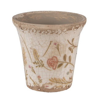 Vaso in Ceramica con Fiorellini 9x8 cm