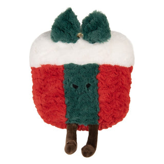 Cuscino Natalizio a Forma di Pacchetto Regalo