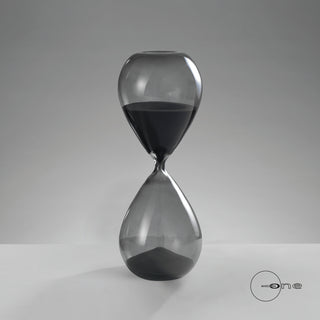 Clessidra in Vetro Nera