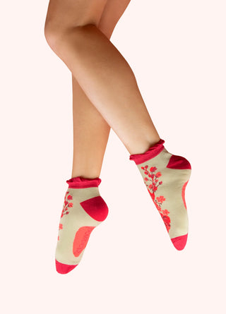 Calze in Bamboo con Rose