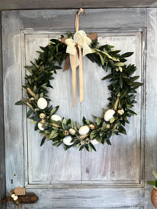 Ghirlanda Pasquale Bianca