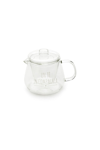 Teiera in Vetro "Un Te in Compagnia"