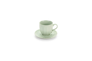 Tazza con Piattino in Ceramica
