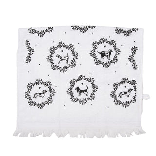 Asciugamano Cani e Foglie