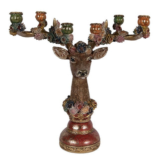 Candelabro a Forma di Renna 51x21x50 cm