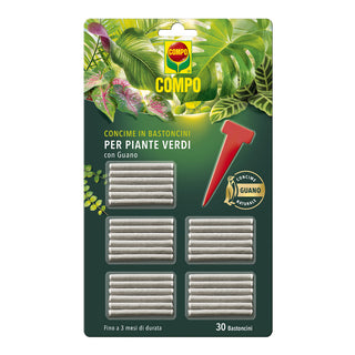 COMPO Concime in bastoncini per Piante Verdi