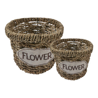 Set due Cesti "Flower"