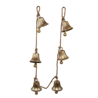Ciondolo Campanelli Color oro Metallo 9x9x135 cm