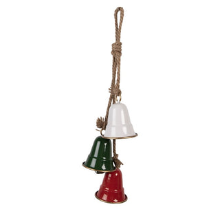 Decorazione Natalizia con Campanelline Tricolore