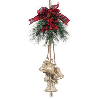 Decorazione Natalizia con Campanelline Oro