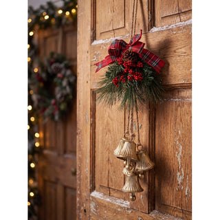 Decorazione Natalizia con Campanelline Oro