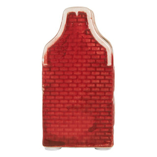 Decorazione Casetta Rossa con Led 4x4x8 cm