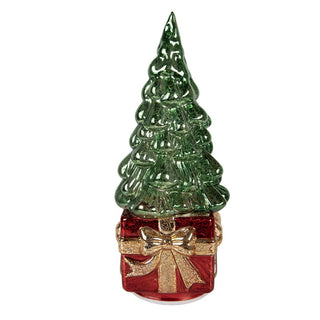 Decorazione Albero di Natale con Luci Led 13x13x30 cm