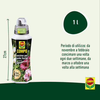 COMPO Concime per Piante Fiorite con Guano 1l