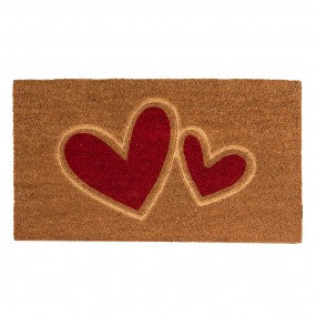 mc244-zerbino-75x45-cm-marrone-rosso-fibra-di-cocco-in-pvc-cuori-rettangolo-tappeto-di-cocco