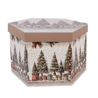 Set 14 Palline Natalizie con Alberi di Natale