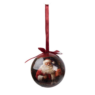 Set 14 Palline Natalizie con Babbo Natale
