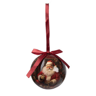 Set 14 Palline Natalizie con Babbo Natale