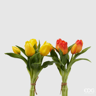 Bouquet Di Tulipani Arancio e Giallo