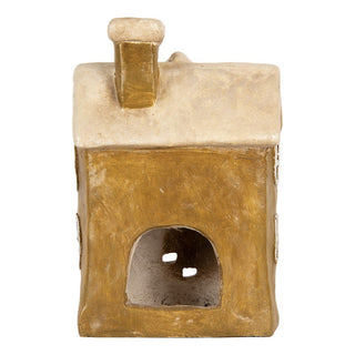 Casetta Portacandela Marrone 23x15x33 cm